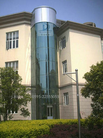 石獅購買別墅家用電梯多少錢圖片